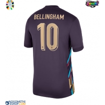 Ženski Nogometni dresi Anglija Jude Bellingham #10 Gostujoči EP 2024 Kratek Rokav